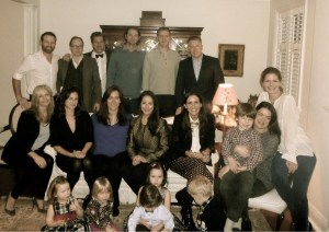 The Christmas Eve Gang. Such a wonderful evening. 