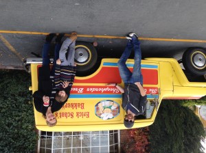 On our way back down we stopped again for sandwiches. I look a little worse for wear but it was just a relief to be able to breathe on my own.