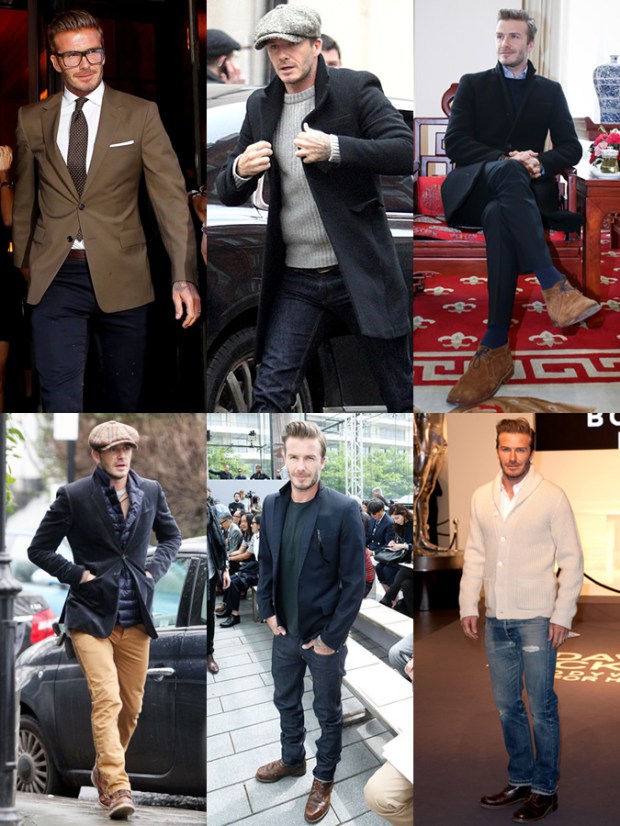 When all else fails you can always look to David Beckam ... or the David Beckham of your day. That man has a good time getting dressed. fashionbeans.com