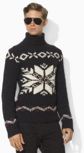 This is an attractive man but it's still a really hard look to pull off. ralphlauren.com