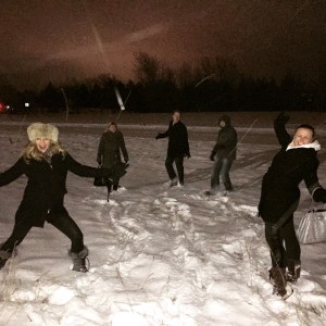 Summer friends in Winter fun! Ding. 